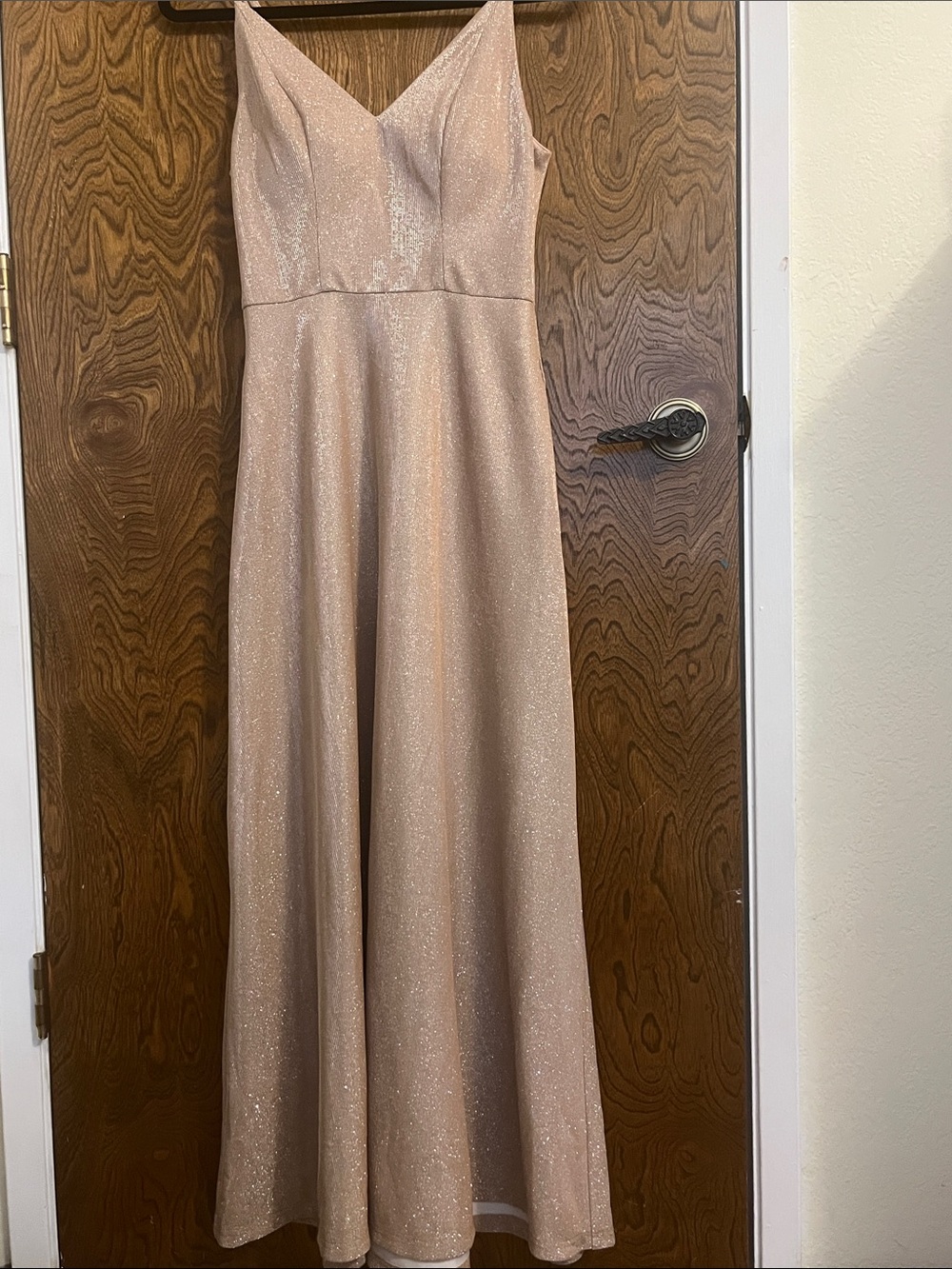 Elegant gold party dress